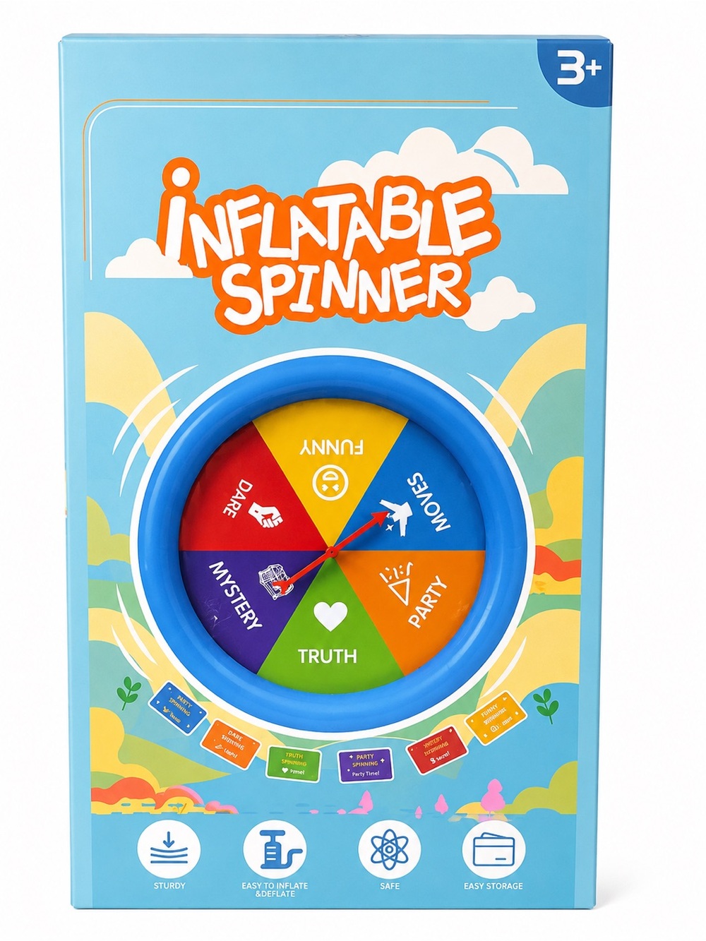 Inflatable Spinner Game - Pool Party, Birthday Party, Family Game Night